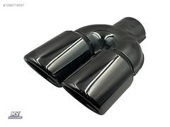 195 MM UNIVERSAL PASLANMAZ KROM TEK PARÇA ÇİFT ÇIKIŞ EGZOZ UCU