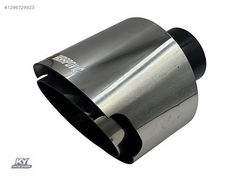 115 MM UNIVERSAL PASLANMAZ KROM TEK ÇIKIŞ TEK PARÇA EGZOZ UCU