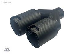 195 MM UNIVERSAL PASLANMAZ KROM TEK PARÇA ÇİFT ÇIKIŞ EGZOZ UCU