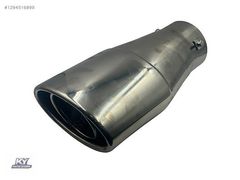 155 MM UNIVERSAL KROM PASLANMAZ TEK PARÇA EGZOZ UCU