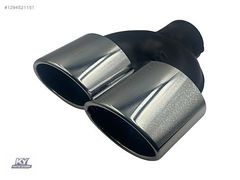 200 MM UNIVERSAL KROM PASLANMAZ TEK PARÇA ÇİFT ÇIKIŞ EGZOZ UCU