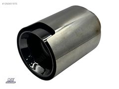 100 MM UNIVERSAL PASLANMAZ KROM TEK PARÇA TEK ÇIKIŞ EGZOZ UCU