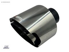 115 MM UNIVERSAL PASLANMAZ KROM TEK ÇIKIŞ TEK PARÇA EGZOZ UCU