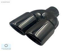90 MM ÇİFT ÇIKIŞ EGZOZ UCU PASLANMAZ KROM UNIVERSAL TEK PARÇA