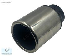 76 MM TEK ÇIKIŞ KROM EGZOZ UCU PASLANMAZ UNIVERSAL