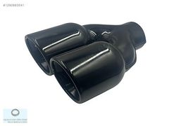 90 MM ÇİFT ÇIKIŞ EGZOZ UCU PASLANMAZ KROM TEK PARÇA UNIVERSAL