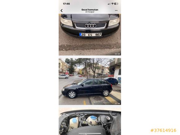 Sahibinden Audi A3 Sportback 1.6 Attraction 2002 Model 