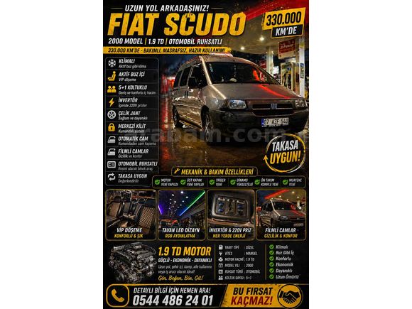 Sahibinden Fiat Scudo 1.9 TD EL Van 2000 Model 