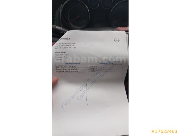 R07-06，07　オーダーページ Sahibinden Opel Astra 1.3 CDTI Sport 2013 Model Kayseri 233.000 km