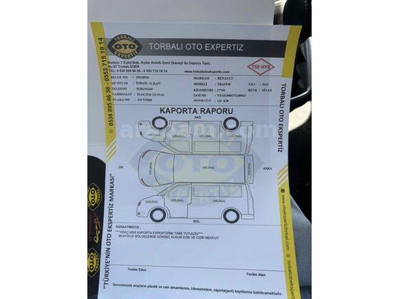 8.2024 ÇIKIŞLI RENAULT TRAFİC GRAND  CONFORT BLUE  DCİ EDC 170HP