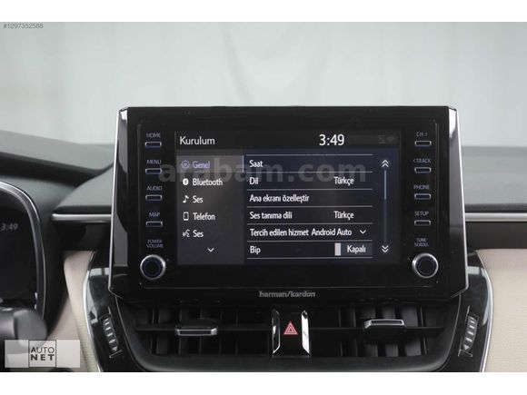 ORJİNAL 2021 COROLLA 1.5 DREAM MULTİDRİVE S OTOMATİK