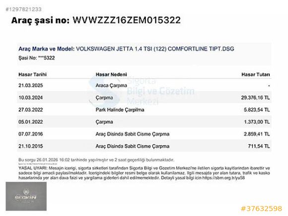 SEÇKİN OTOMOTİV'DEN 2013 MODEL JETTA