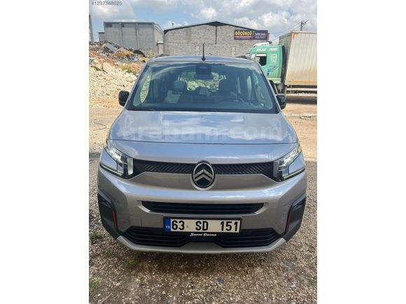 2025 CİTROEN BERLİNGO 1.5 BLUEHDİ MAX XTR EAT 8 HATASIZ GARANTİL
