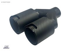 195 MM UNIVERSAL PASLANMAZ KROM TEK PARÇA ÇİFT ÇIKIŞ EGZOZ UCU