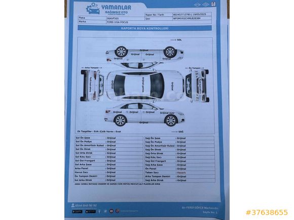 Sahibinden Ford Focus 1.5 TDCi Trend X 2020 Model 