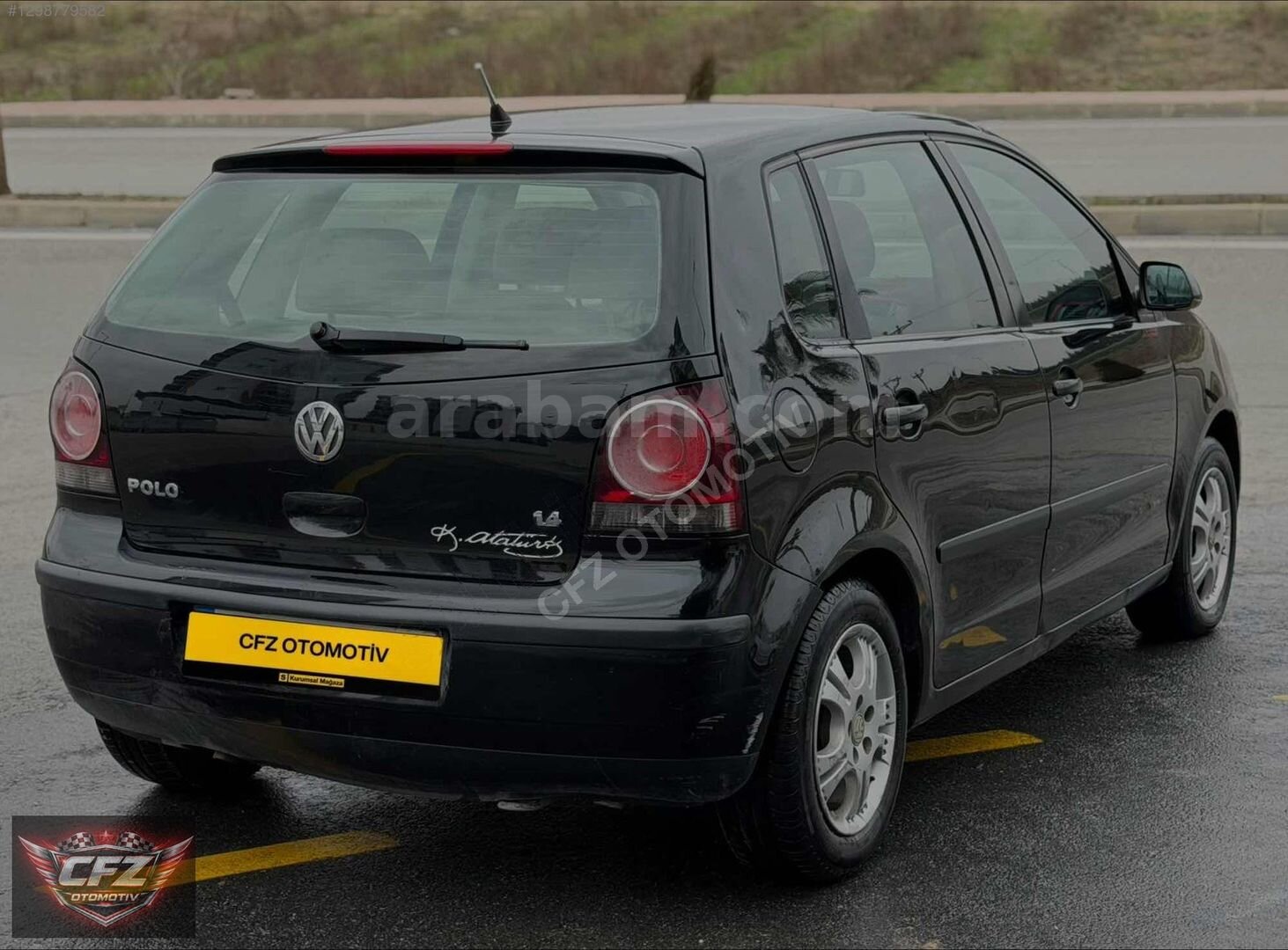 Galeriden Volkswagen Polo 1.4 Trendline 2009 Model Mersin 221.500 km Siyah 7