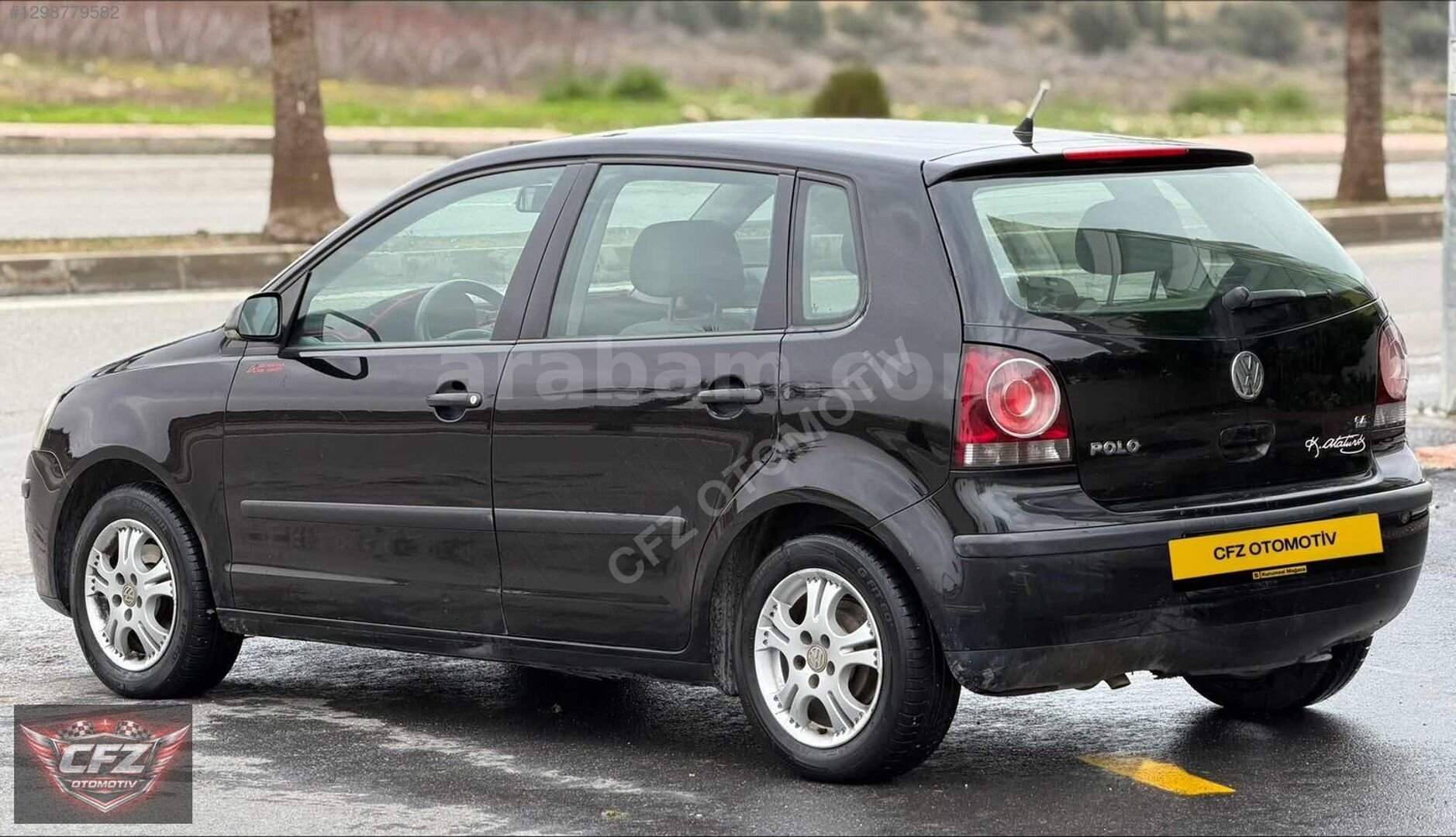 Galeriden Volkswagen Polo 1.4 Trendline 2009 Model Mersin 221.500 km Siyah 6