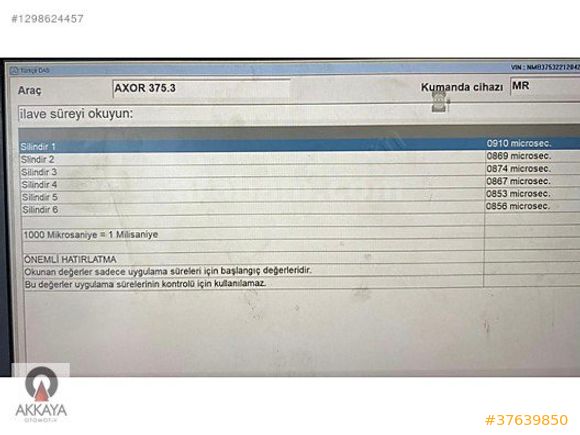 AKKAYA'DAN 2005 MODEL FRİGOFİRİK KASALI (THERMO KİNG SL300)