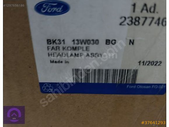 FORD TRANSİT SOL FAR KROM SIFIR ORJİNAL BK3113W030BG