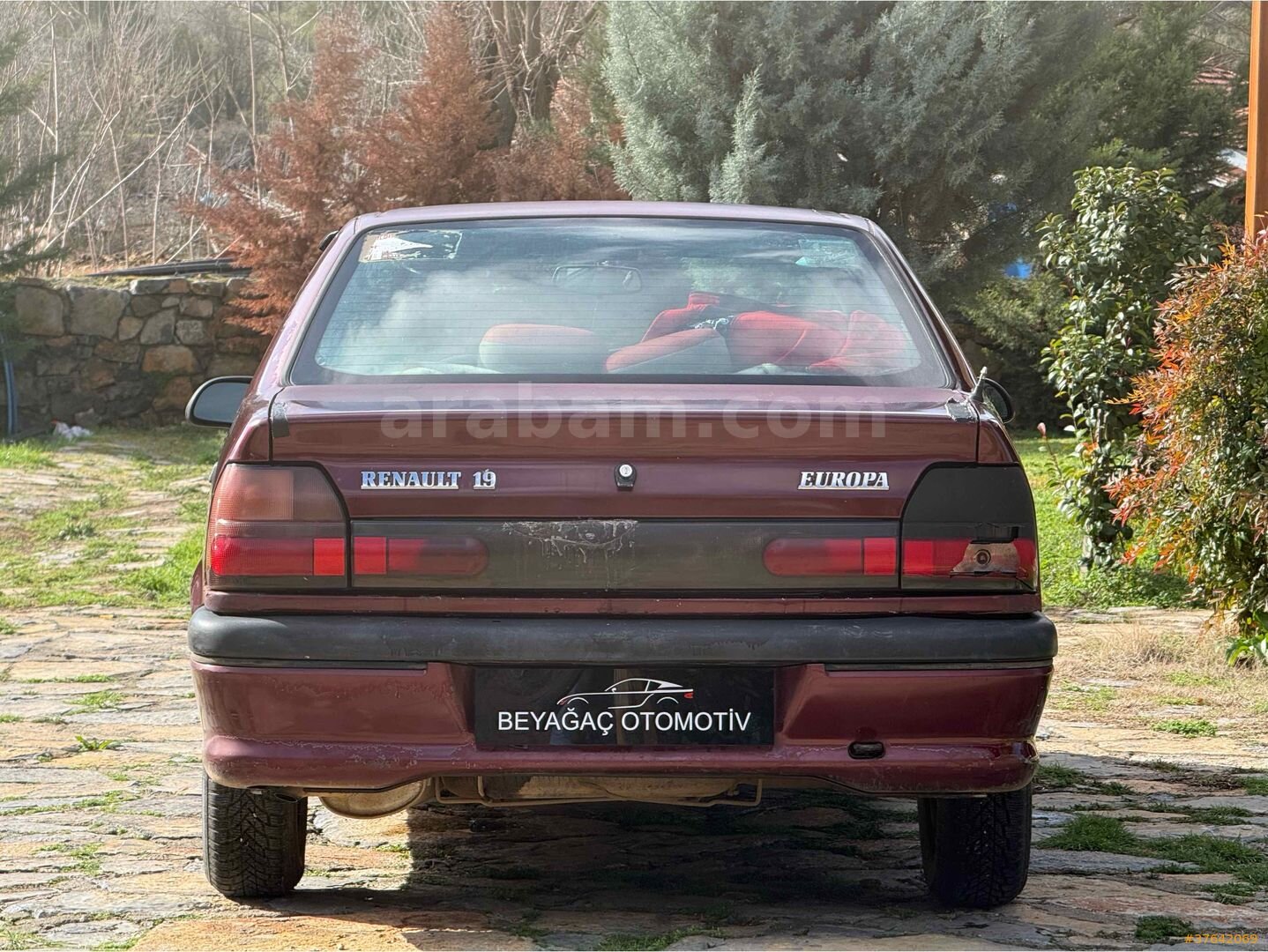 Galeriden Renault R 19 1.6 Europa RT 1995 Model Denizli 240.000 km Kırmızı 6