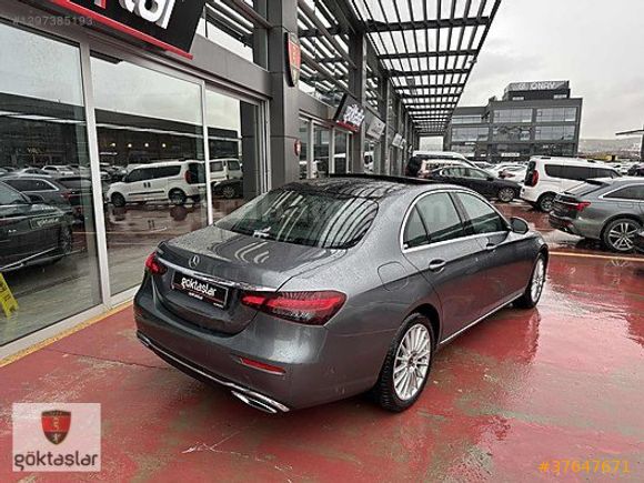 GÖKTAŞLAR'DAN 2022 MERCEDES E200d EXCLUSİVE GRİ-TABA %20KDV