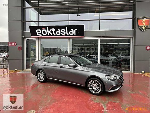 GÖKTAŞLAR'DAN 2022 MERCEDES E200d EXCLUSİVE GRİ-TABA %20KDV