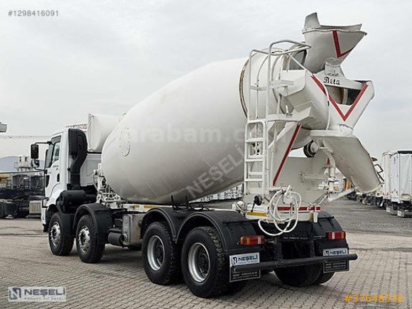 NEŞELİ'DEN 2015 MODEL CARGO 4136M TRANSMİKSER *12 M³+A/C