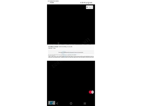 İLK ELDEN,2015 MODEL TOYOTA COROLLA 1.33 LİFE