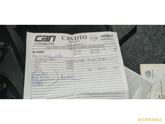 Sahibinden Volkswagen Caddy 1.9 TDI 2009 Model