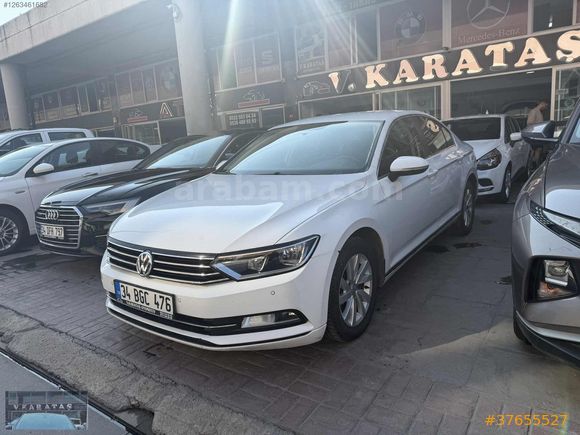 "V.KARATAŞ" 2017 VW PASSAT 1.6TDI TRENDLİNE DSG TEMİZ 183.000