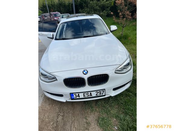 Sahibinden BMW 1 Serisi 116d ED Sport Line 2014 Model  256.000 km Beyaz