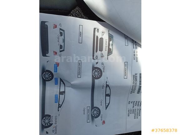Sahibinden Renault Fluence 1.5 dCi Touch Plus 2015 Model