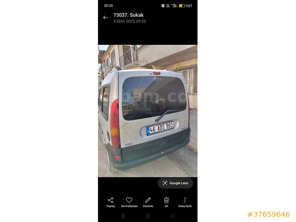 Sahibinden Renault Kangoo Express 1.9 DTi 2001 Model