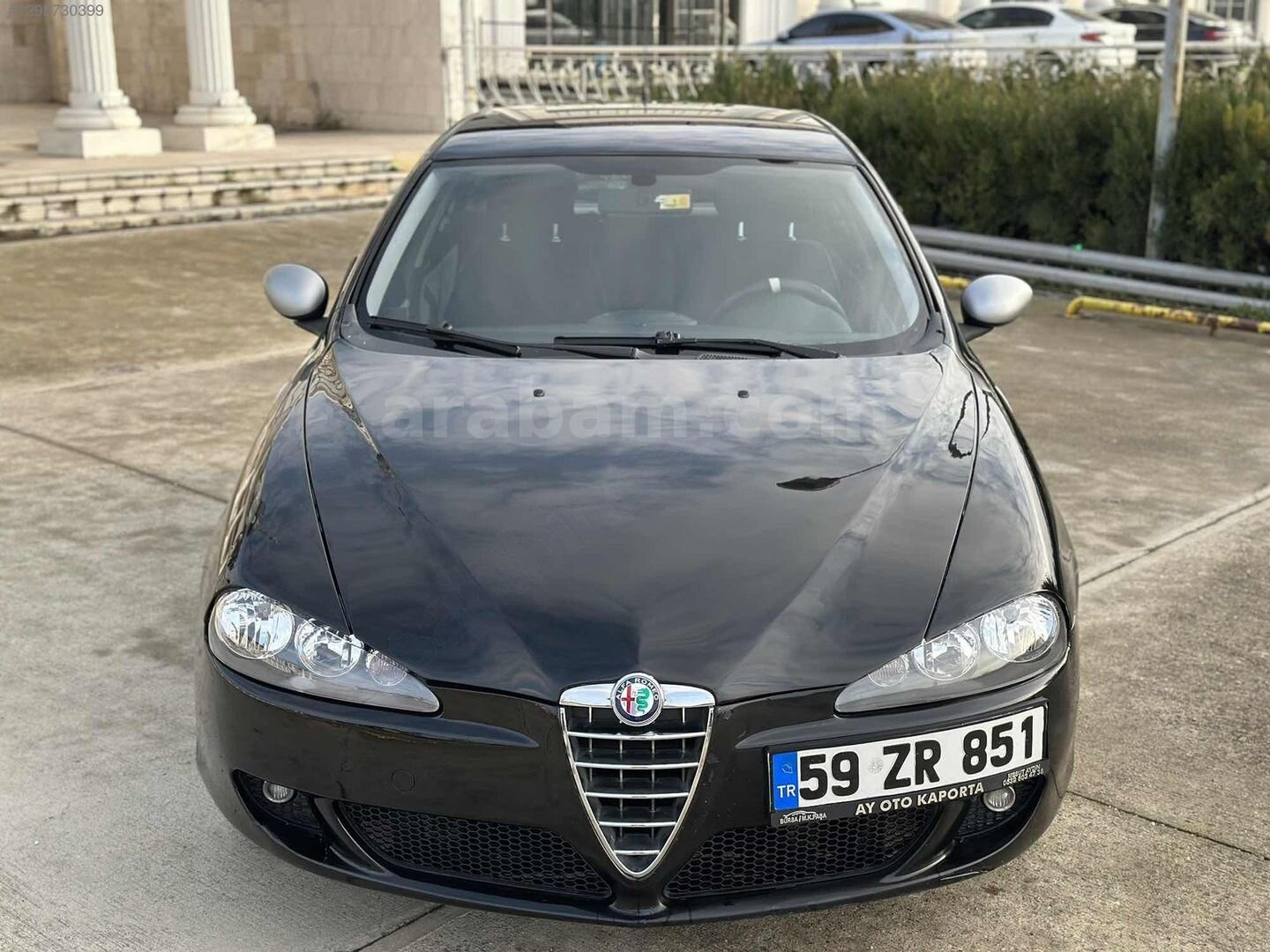 Galeriden Alfa Romeo 147 1.6 TS Distinctive 2006 Model Bursa 243.000 km Siyah 3