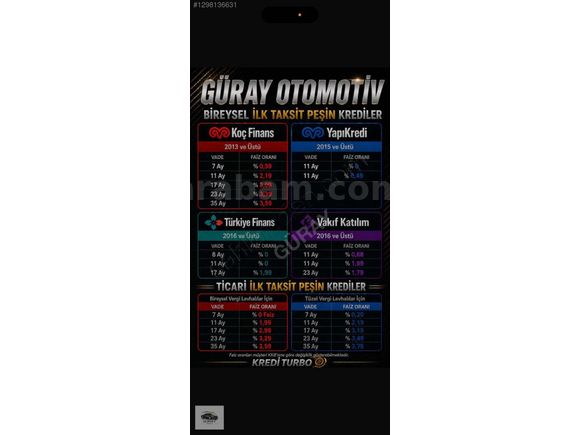 Güray otomotiv farkı ile