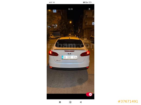 Sahibinden Ford Focus 1.5 TDCi Trend X 2015 Model