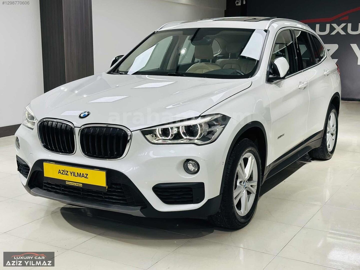 AZİZ YILMAZ'DAN 1.8İ XLİNE BMW TR'DE TEK 35***KM SEDEFLİ BEYAZ 4