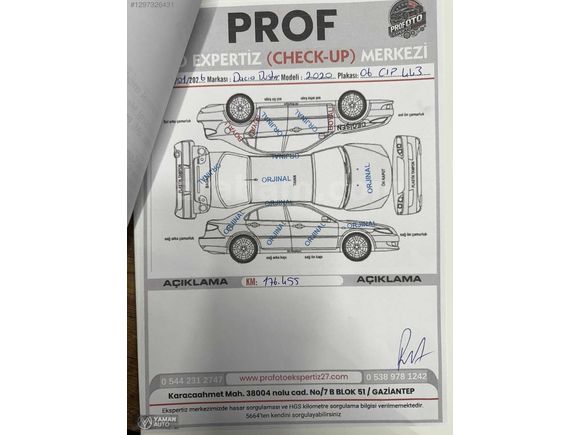 2020 DACIA DUSTER 4X2 PRESTIGE GÖRÜNÜMLÜ