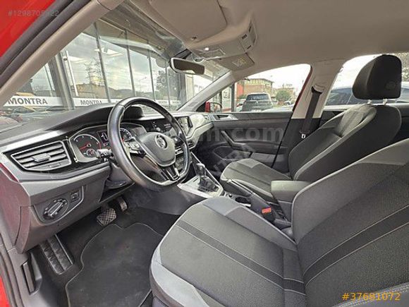 2018 VW POLO BOYASIZ 1.6 TDİ OTOMATİK HİGHLİNE KIRMIZI