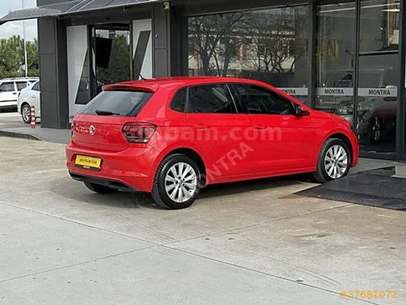 2018 VW POLO BOYASIZ 1.6 TDİ OTOMATİK HİGHLİNE KIRMIZI