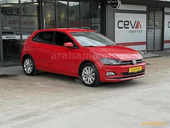 2018 VW POLO BOYASIZ 1.6 TDİ OTOMATİK HİGHLİNE KIRMIZI