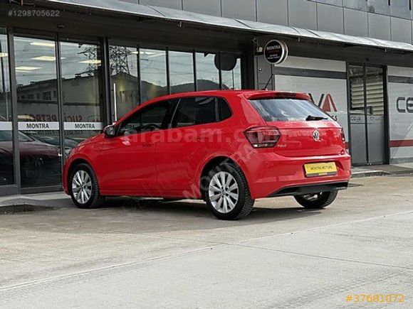 2018 VW POLO BOYASIZ 1.6 TDİ OTOMATİK HİGHLİNE KIRMIZI
