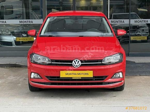 2018 VW POLO BOYASIZ 1.6 TDİ OTOMATİK HİGHLİNE KIRMIZI