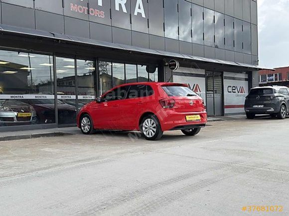 2018 VW POLO BOYASIZ 1.6 TDİ OTOMATİK HİGHLİNE KIRMIZI