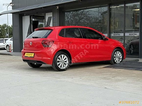 2018 VW POLO BOYASIZ 1.6 TDİ OTOMATİK HİGHLİNE KIRMIZI