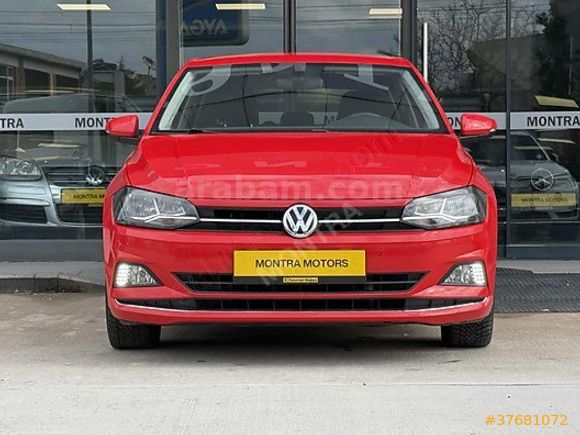 2018 VW POLO BOYASIZ 1.6 TDİ OTOMATİK HİGHLİNE KIRMIZI