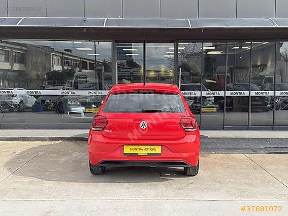 2018 VW POLO BOYASIZ 1.6 TDİ OTOMATİK HİGHLİNE KIRMIZI