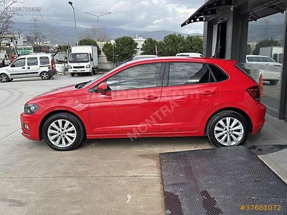 2018 VW POLO BOYASIZ 1.6 TDİ OTOMATİK HİGHLİNE KIRMIZI
