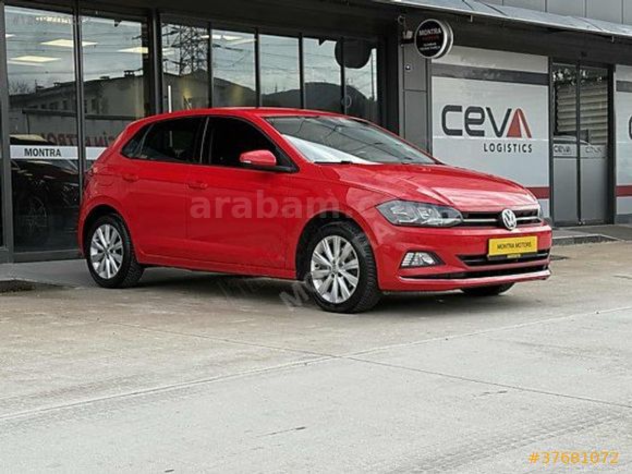 2018 VW POLO BOYASIZ 1.6 TDİ OTOMATİK HİGHLİNE KIRMIZI