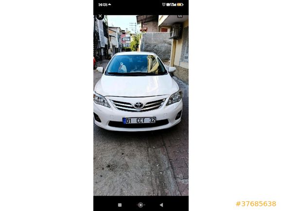 Sahibinden Toyota Corolla 1.33 Comfort 2012 Model  357.000 km Beyaz